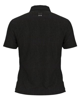 Under Armour Halo Bonded Jacquard polo de mujer, negro