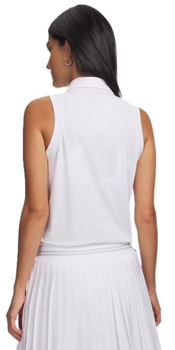 Under Armour Drive Sleeveless polo de mujer, blanco