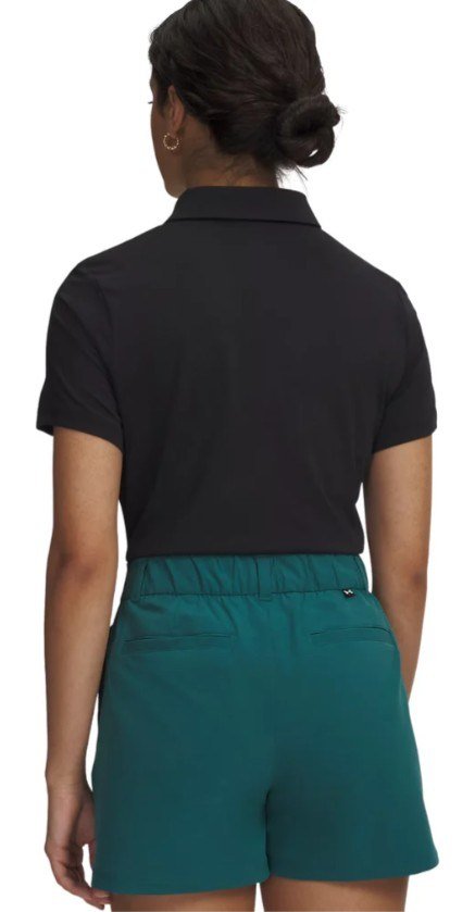 Under Armour Drive manga corta polo de mujer, negro