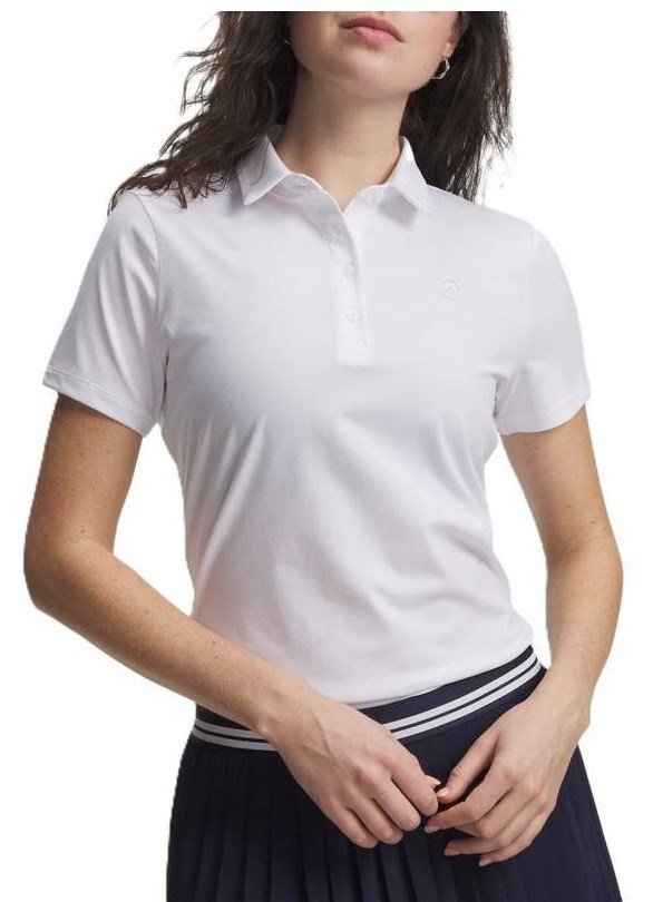 Under Armour Drive Short Sleeve polo de mujer, blanco
