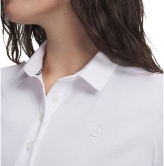 Under Armour Drive Short Sleeve polo de mujer, blanco