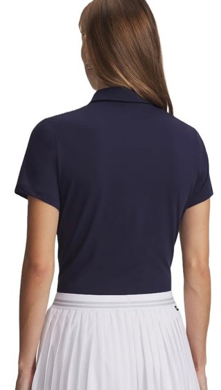 Under Armour Drive Short Sleeve polo de mujer, azul marino