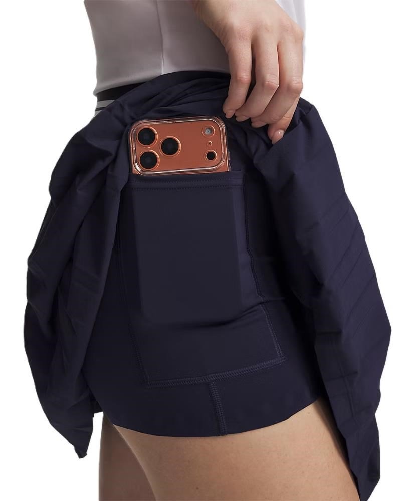 Under Armour Drive Pleated falda pantalón de mujer, midnight navy/white