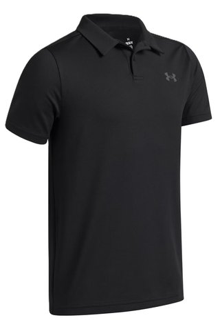 Under Armour Matchplay junior polo, negro/castlerock