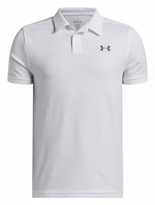 Under Armour Matchplay polo junior, blanco/castlerock
