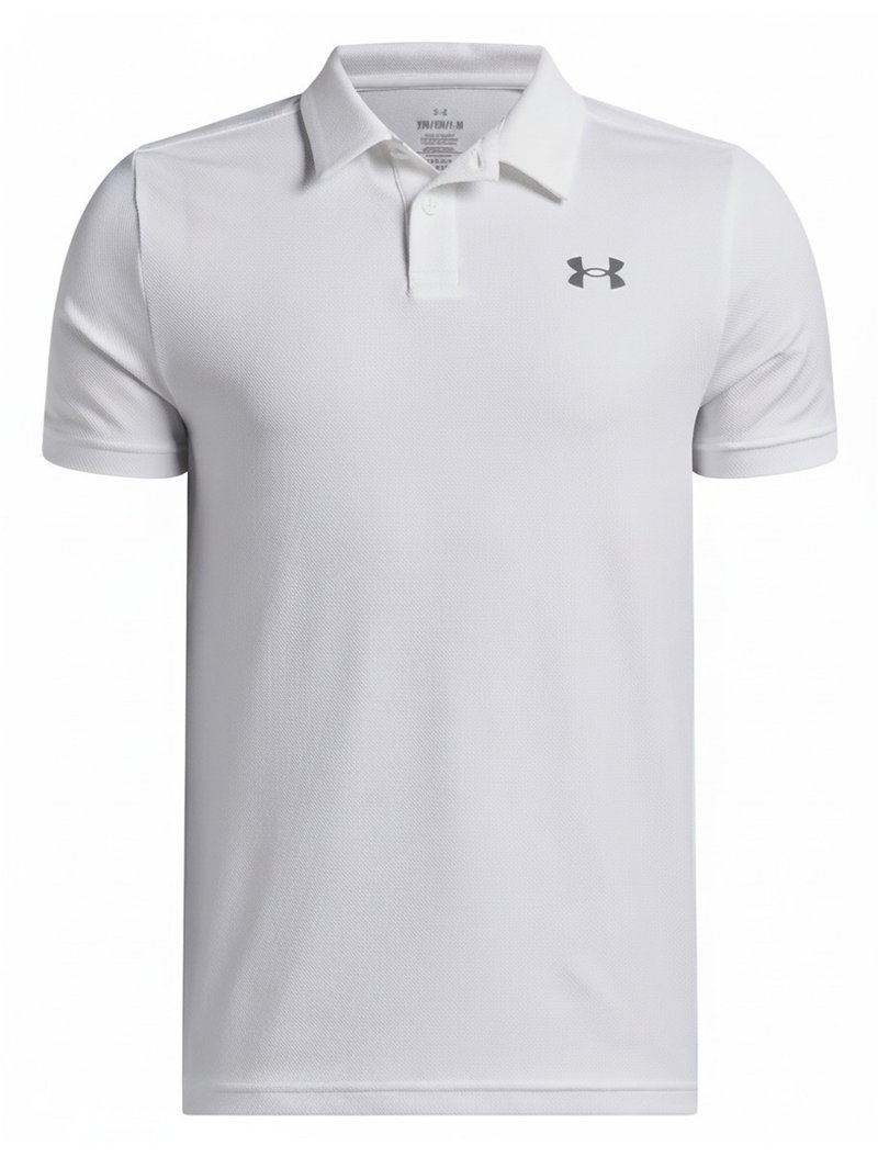 Under Armour Matchplay polo junior, blanco/castlerock