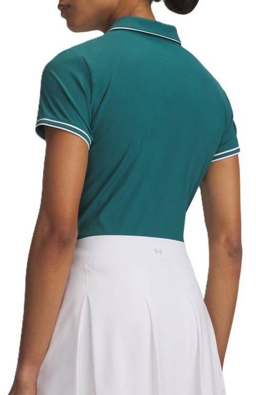 Under Armour Drive Chill polo de mujer, rack green/white