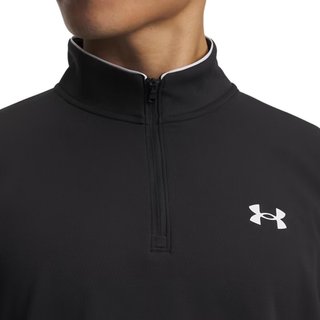 Under Armour MatchPlay 1/4 Zip sudadera de hombre, negro/blanco