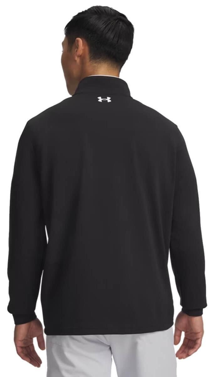 Under Armour MatchPlay 1/4 Zip sudadera de hombre, negro/blanco