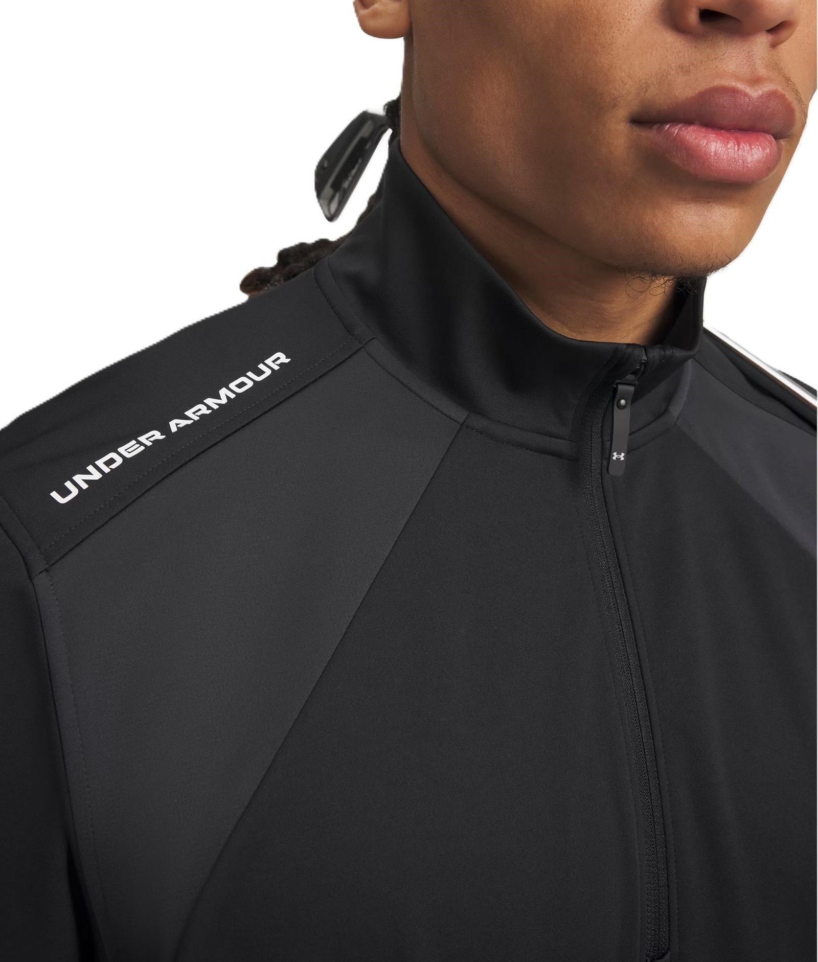 Under Armour Drive Wind SS 1/2 Zip chaqueta de hombre, negra