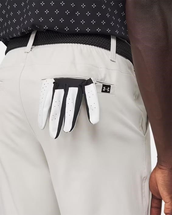 Under Armour Drive Tapered pantalones cortos de hombre, summit white/halo gray
