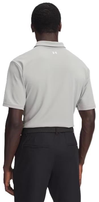 Under Armour Tee To Green Pique polo para hombre, titanium/white