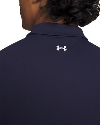 Under Armour Tee To Green Pique polo de hombre, navy/white