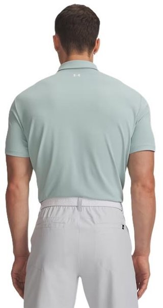 Under Armour Tee To Green Pique polo para hombre, azul esmalte/blanco