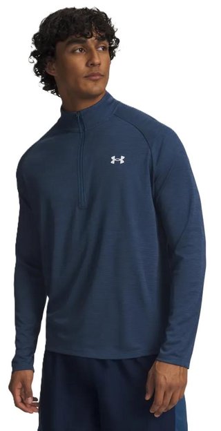 Under Armour Tech Textured 1/2 Zip camiseta de hombre, azul marino