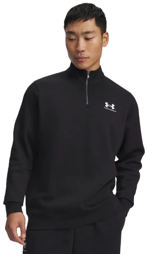 Under Armour Icon Fleece 1/4 Zip sudadera de hombre, negra