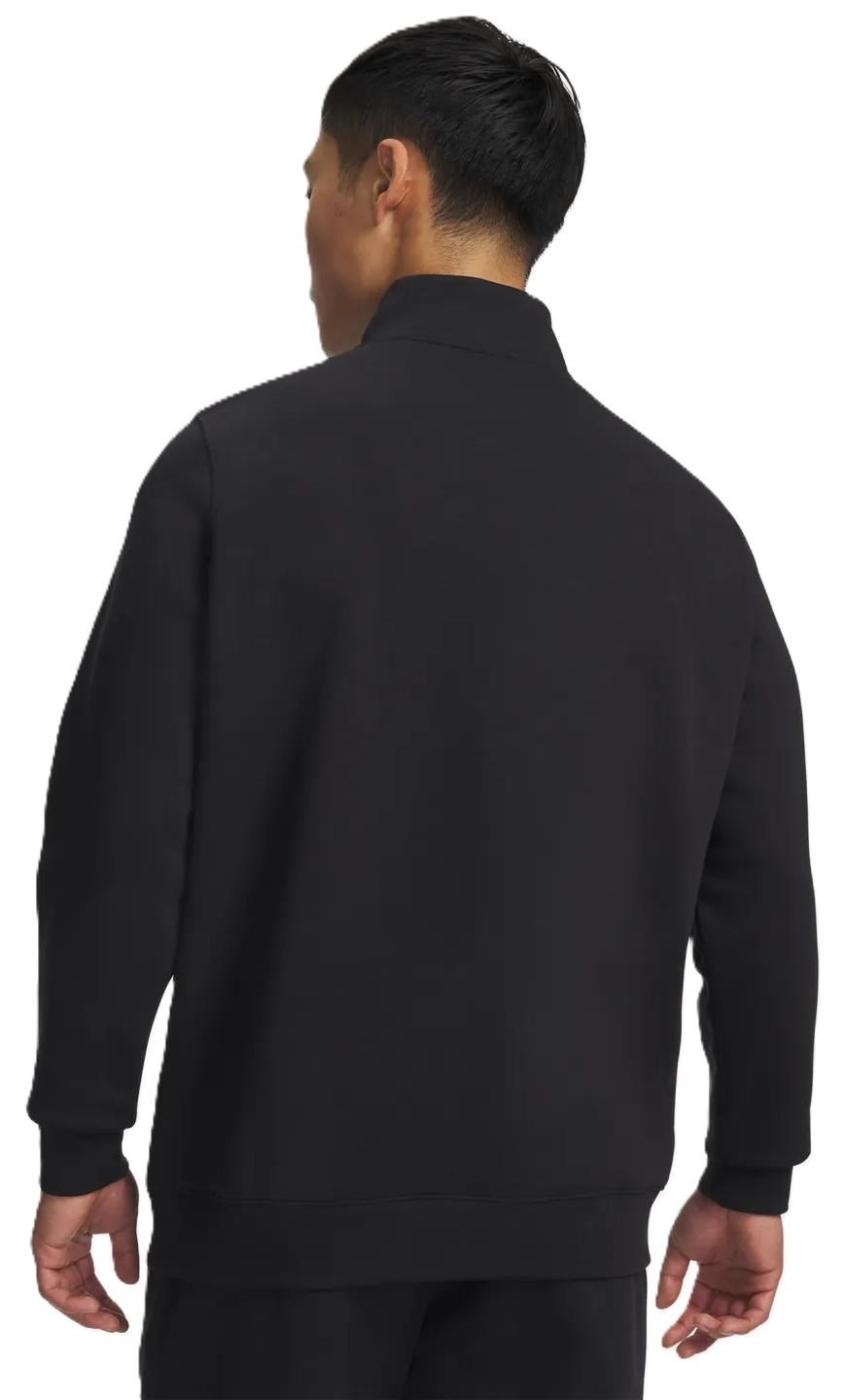 Under Armour Icon Fleece 1/4 Zip sudadera de hombre, negra