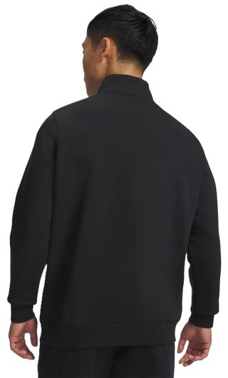Under Armour Icon Fleece 1/4 Zip sudadera de hombre, negra