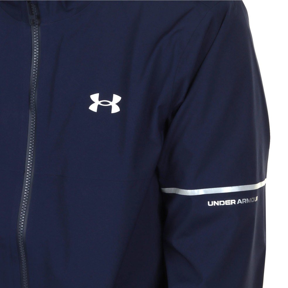 Under Armour Drive Rain chaqueta de hombre, midnight navy/metallic silver