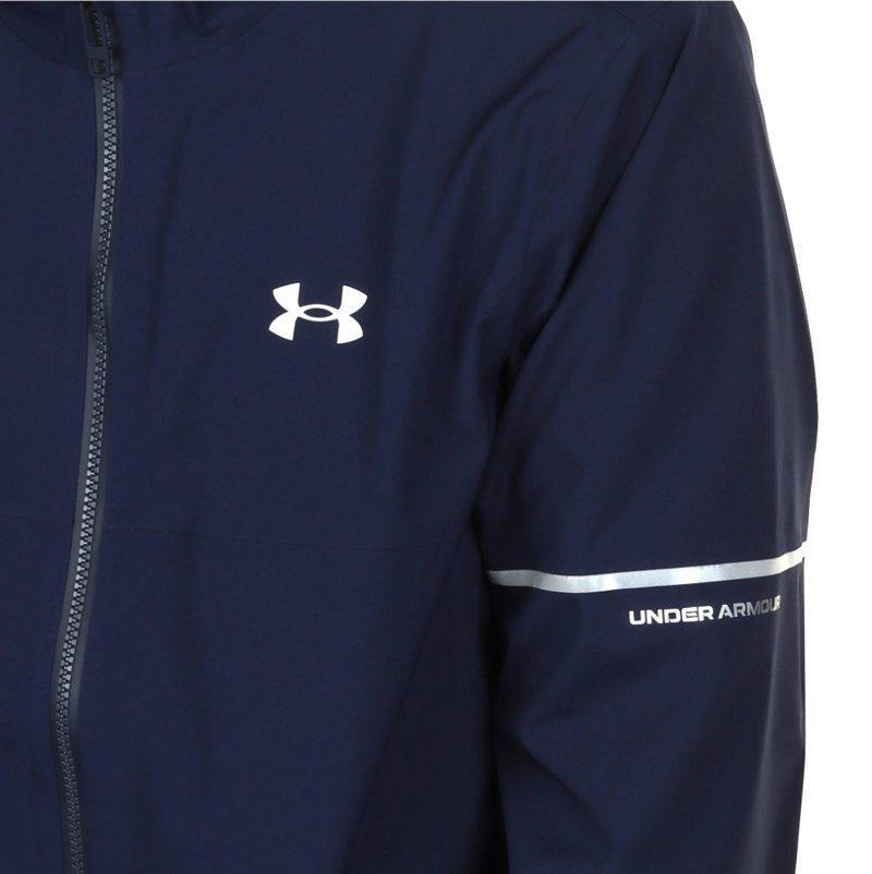Under Armour Drive Rain chaqueta de hombre, midnight navy/metallic silver