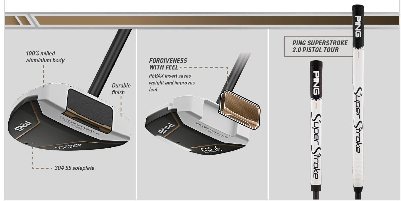 PING Scottsdale Tec Hayden putter