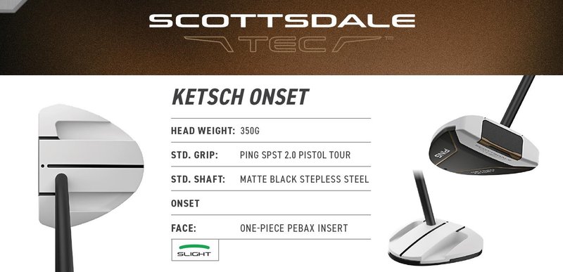 PING Scottsdale Tec Ketsch Onset putter