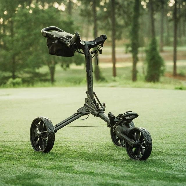 Bag Boy Nitron Auto-Open carrito manual, negro/pizarra