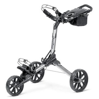 Bag Boy Nitron Auto-Open carrito manual, plata/carbón