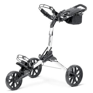 Bag Boy Nitron Auto-Open carrito manual, blanco/negro