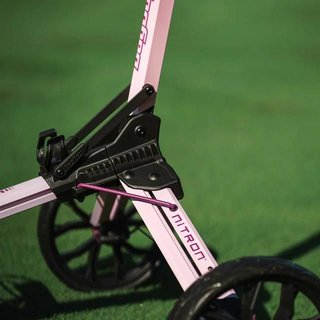 Bag Boy Nitron Auto-Open carrito manual, rosa/vino