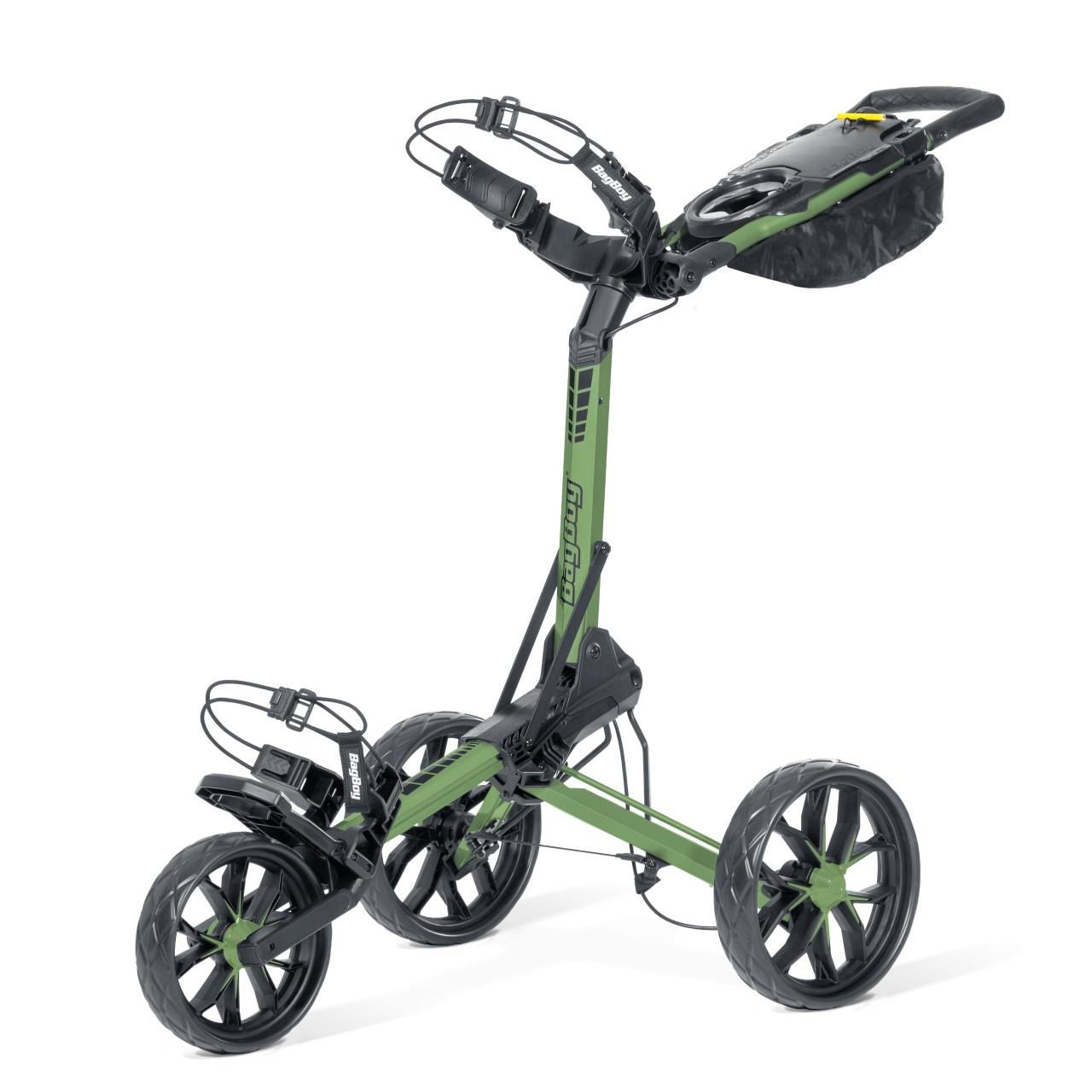 Bag Boy Slimfold Compact carrito manual, verde/negro