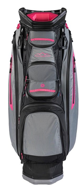 Sun Mountain H2NO C130 cart bag, negro/níquel/rosa
