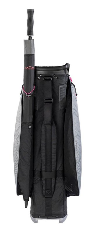 Sun Mountain H2NO C130 cart bag, negro/níquel/rosa