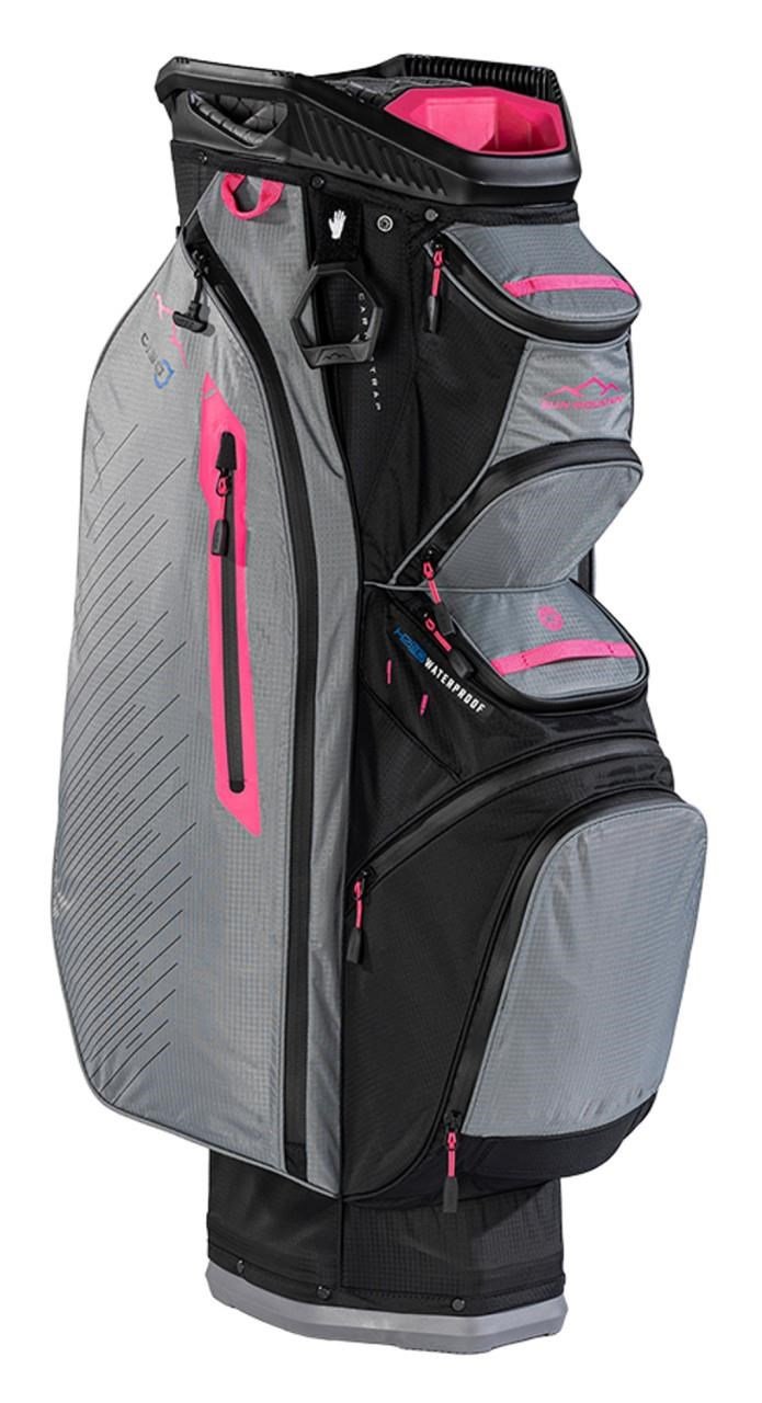 Sun Mountain H2NO C130 cart bag, negro/níquel/rosa