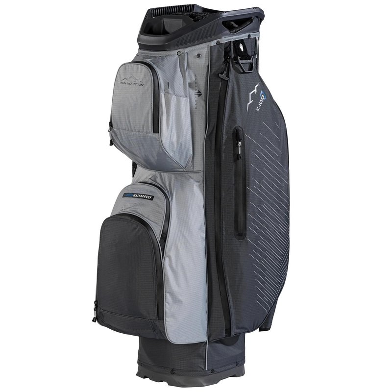 Sun Mountain H2NO C100 bolsa de carro impermeable 14 WAY, steel/cadet