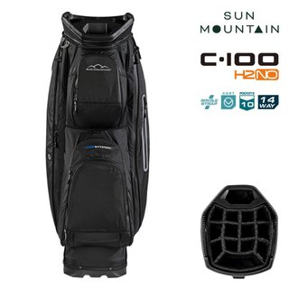 Sun Mountain H2NO C100 Waterproof cart bag, negro