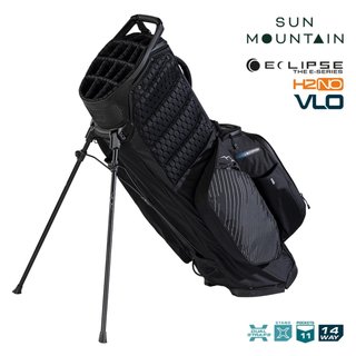 Sun Mountain H2NO E-4.5 14 Way VLO bolsa stand impermeable, negro/acero