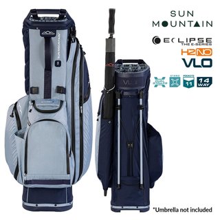 Sun Mountain H2NO E-4.5 14 Way VLO stand bag impermeable, navy/ash