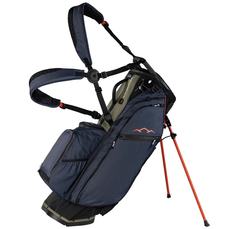 Sun Mountain H2NO E-4.5 14 Way VLO stand bag impermeable, negro/tinta/oliva