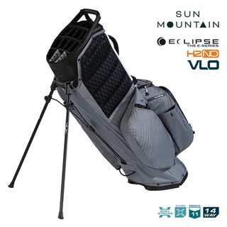 Sun Mountain H2NO E-4.5 14 Way VLO stand bag impermeable, nickel/white/black