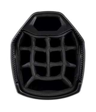 Sun Mountain Forerunner cart bag, negro/níquel/rojo