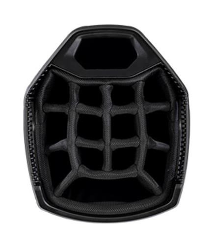 Sun Mountain Forerunner cart bag, negro/níquel/rojo