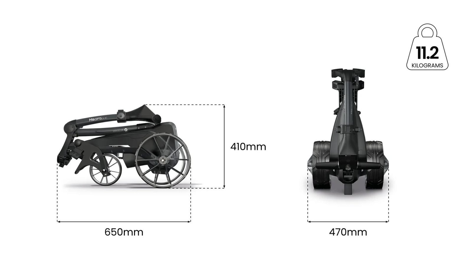 Motocaddy NEW M5 GPS DHC carrito eléctrico 2026, Ultra Lithium