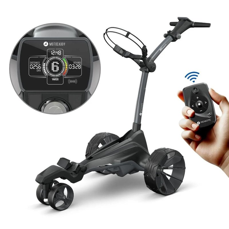 Motocaddy NEW M7 REMOTE DHC carrito eléctrico 2026, M7 Ultra Lithium, grafito