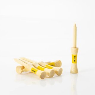 Pride Sports PTS Bamboo Step Tee 69 mm (2 3/4"), 50 tees, amarillo