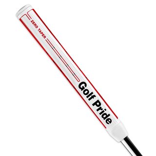Golf Pride Zero Taper Round Putter Grip Medium Rojo