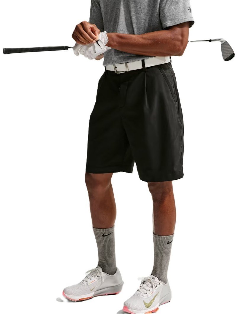 Nike Par pantalones cortos de hombre, negros