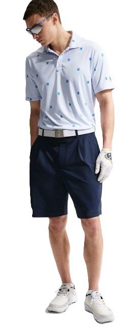 Nike Par pantalones cortos de hombre, azul marino