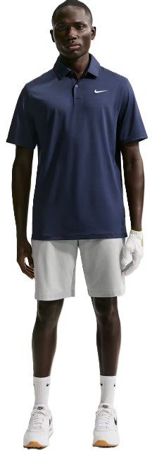 Nike Velocity Dri-FIT polo de hombre, college navy/white