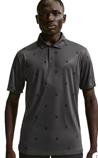 Nike Par polo de hombre, antracita/negro